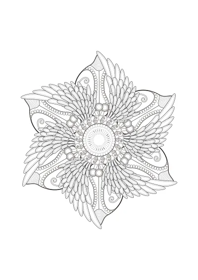 kolorowanki mandala do druku