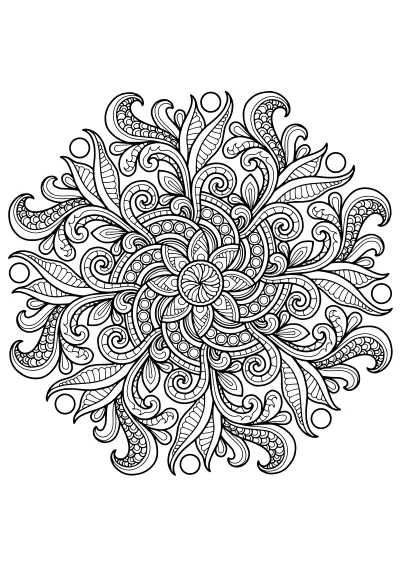 Kolorowanki mandala