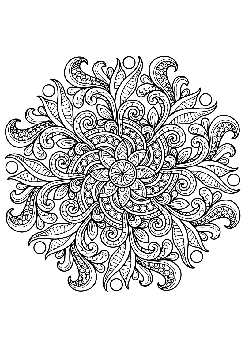 Kolorowanki mandala