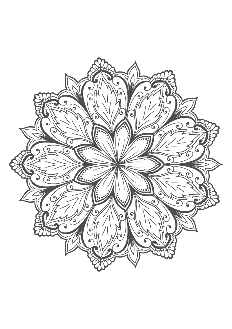 Kolorowanki mandala