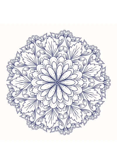 Kolorowanki do druku mandala