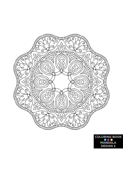 mandala kolorowanka dla dzieci