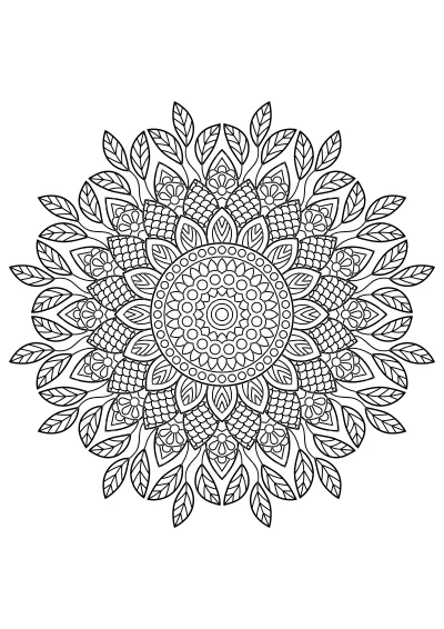 mandala kolorowanka dla dzieci