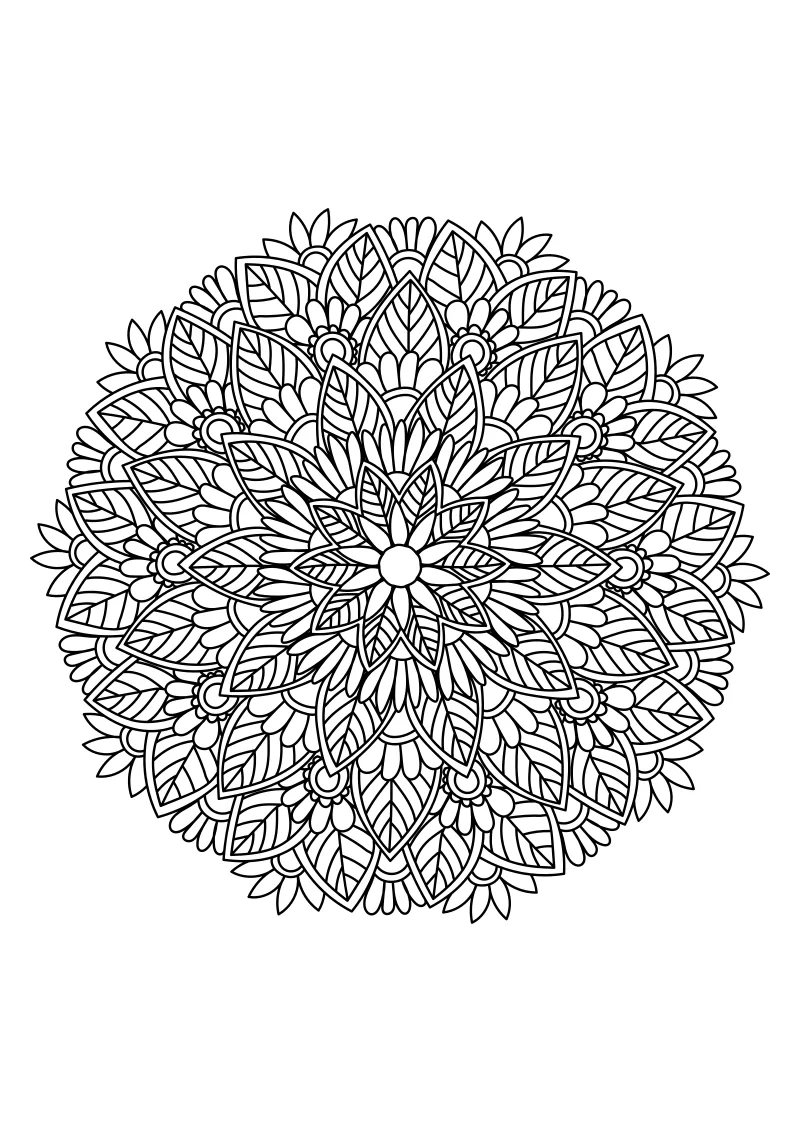 Kolorowanka mandala