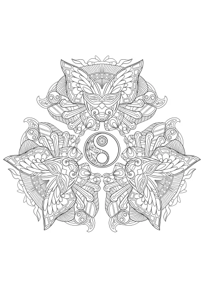 mandala kolorowanka dla dzieci