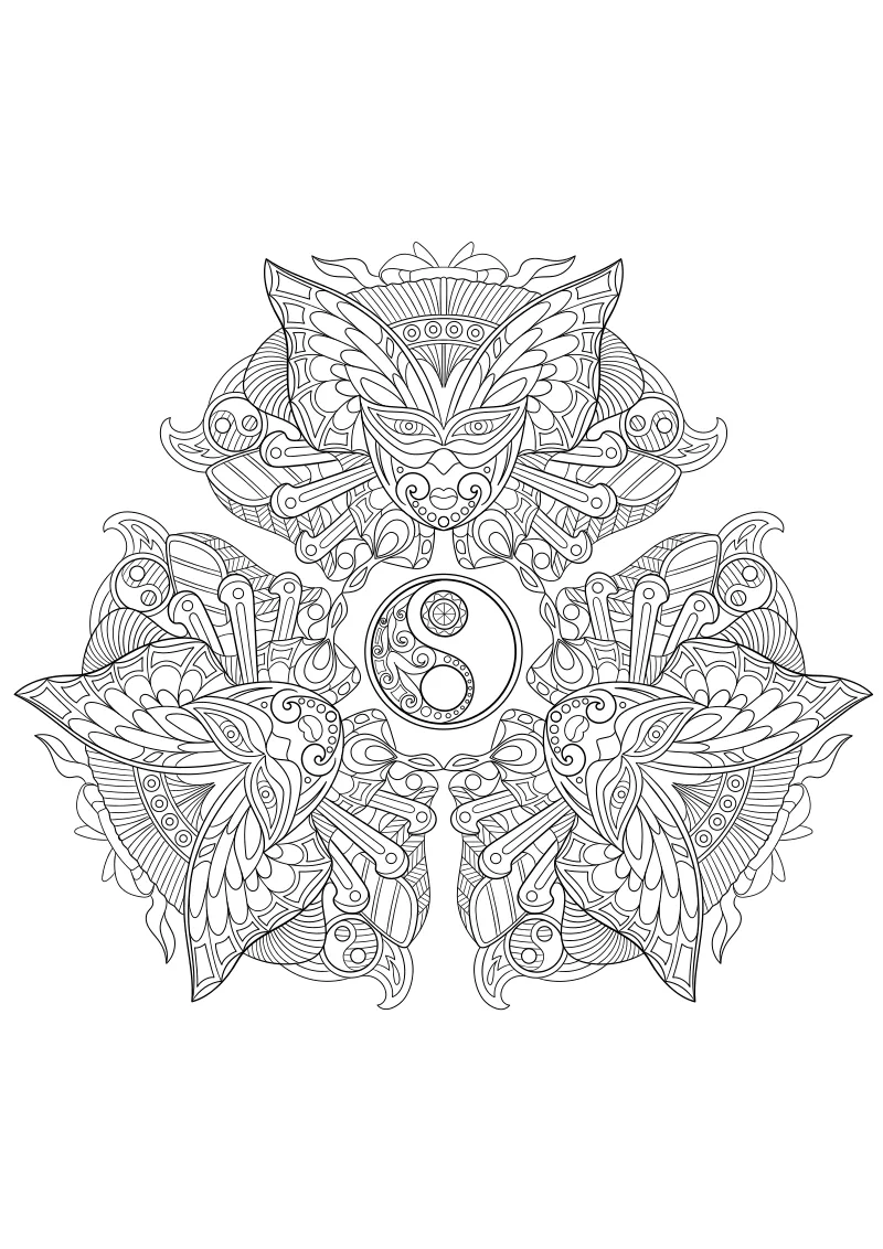 mandala kolorowanka dla dzieci