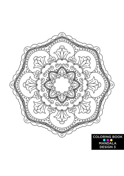 mandala kolorowanki dla dzieci