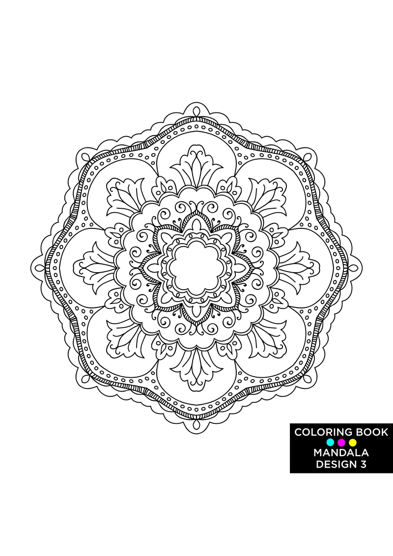 mandala kolorowanki dla dzieci
