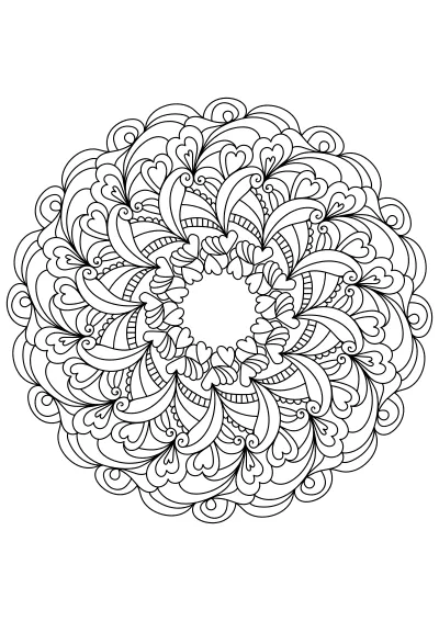 mandala kolorowanki dla dzieci