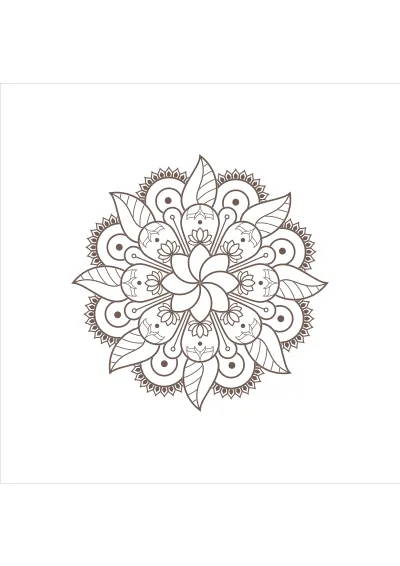 Kolorowanka mandala