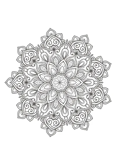 mandala – pobierz i wydrukuj kolorowankę