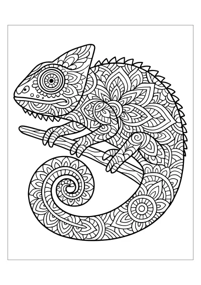 Kolorowanka z mandala do pobrania