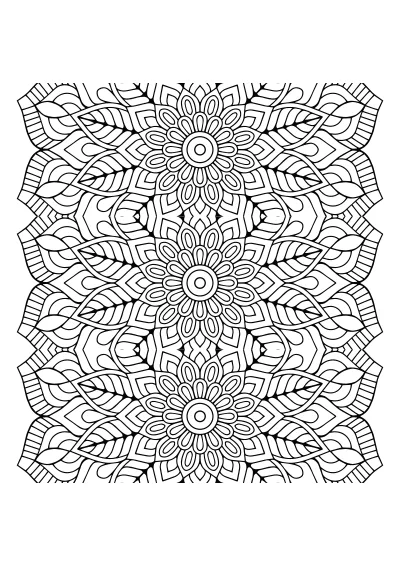 Edukacyjna kolorowanka mandala do wydruku