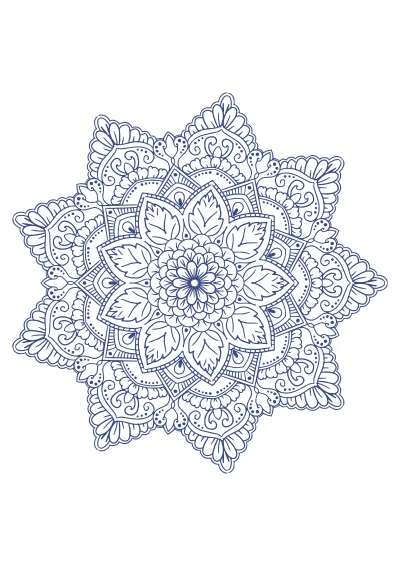 Kolorowanka mandala