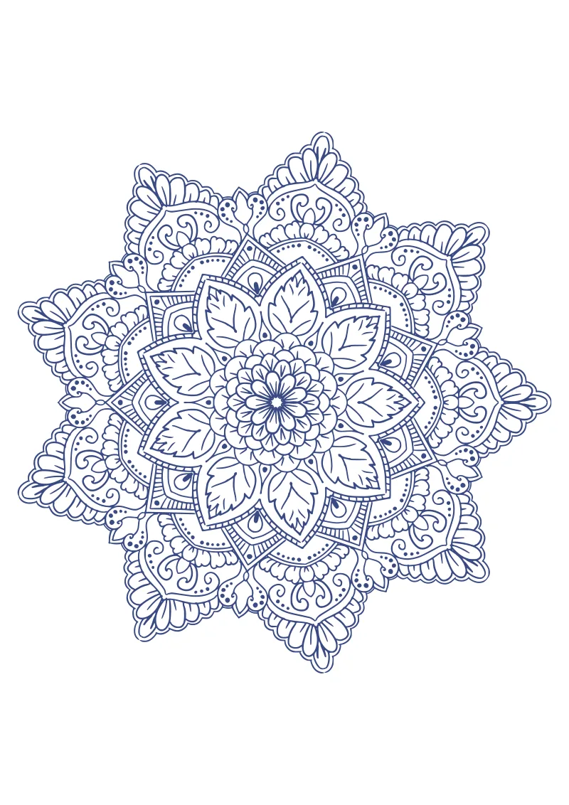 Kolorowanka mandala