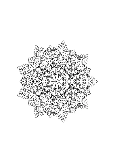 Kolorowanki mandala