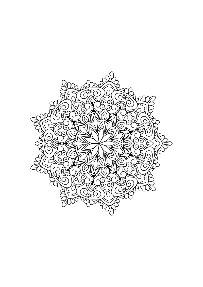 Kolorowanki mandala