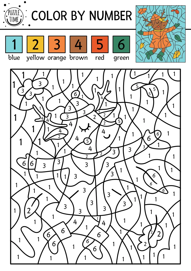 Kolorowanka do druku po-numerach