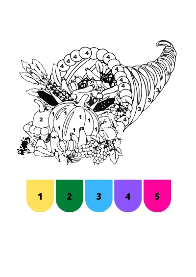Darmowa kolorowanka po-numerach do druku PDF