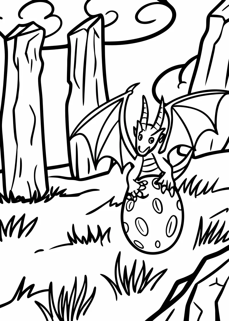 smoki kolorowanka dla dzieci - wariant 21