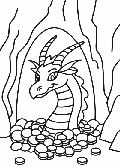 smoki – pobierz i wydrukuj kolorowankę - wariant 9