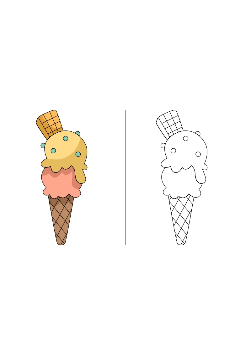 Kolorowanki lody