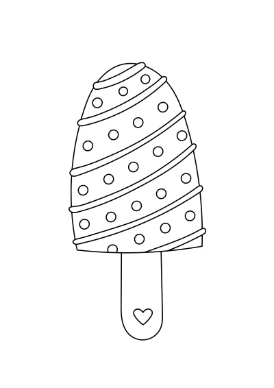 lody – pobierz i wydrukuj kolorowankę