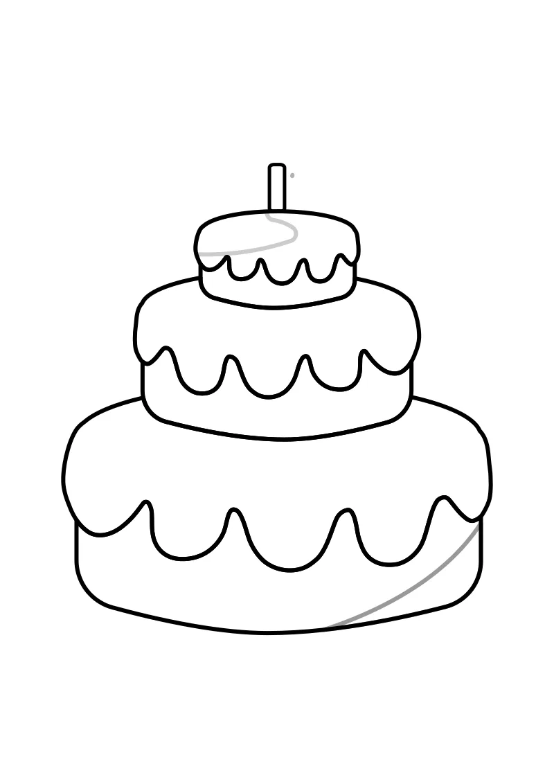 Kolorowanki torty