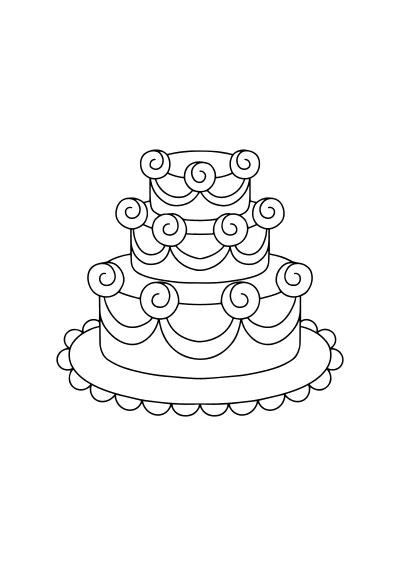 Kolorowanki torty