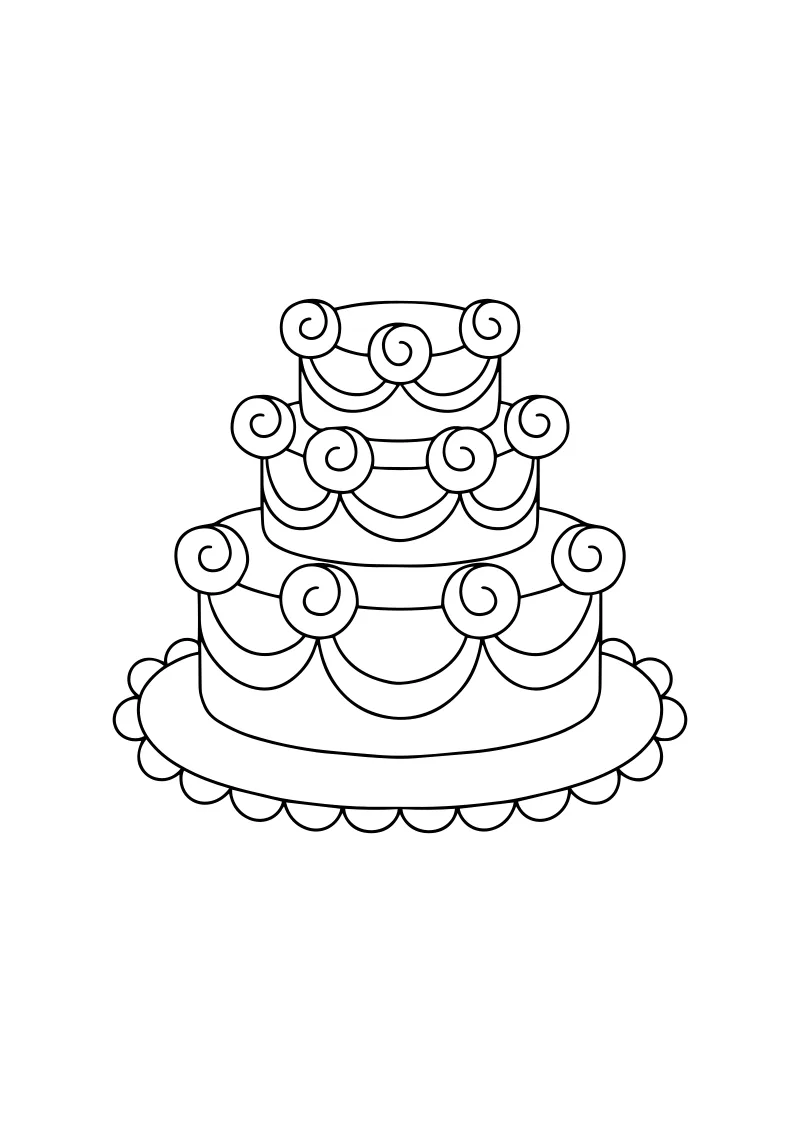 Kolorowanki torty