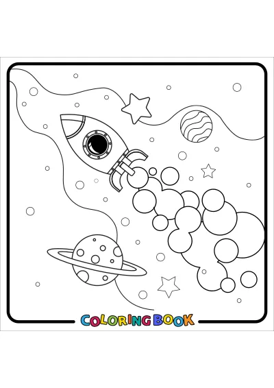 Kolorowanki kosmos