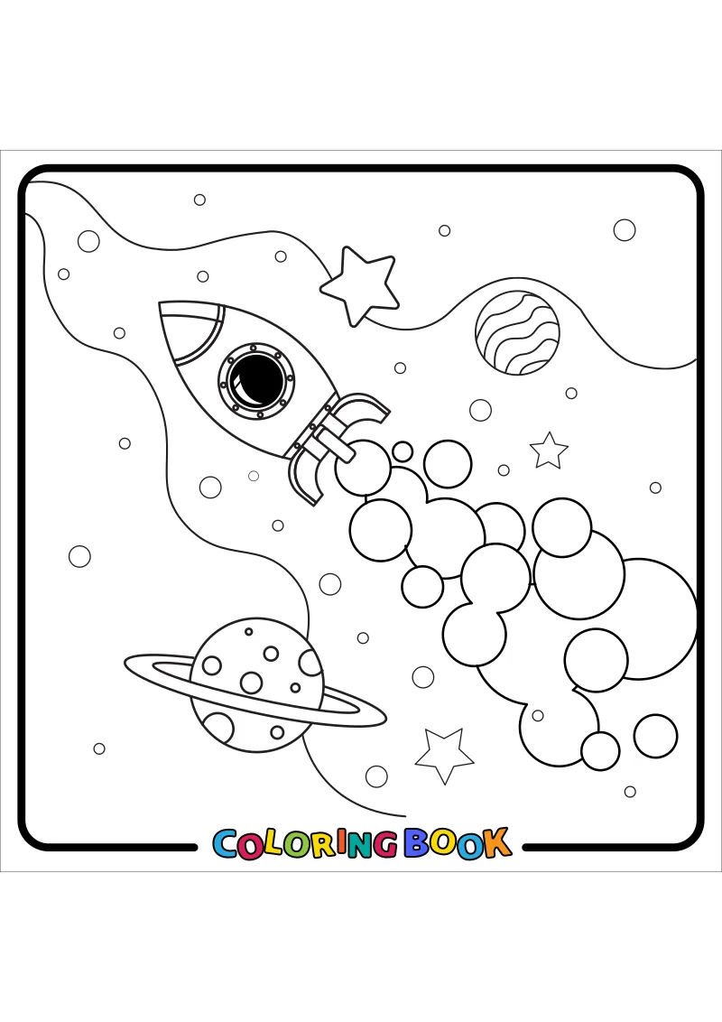 Kolorowanki kosmos
