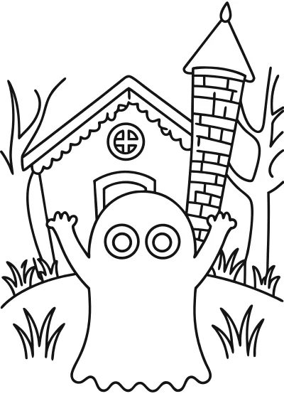 Kolorowanka halloween
