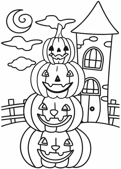 Kolorowanka halloween