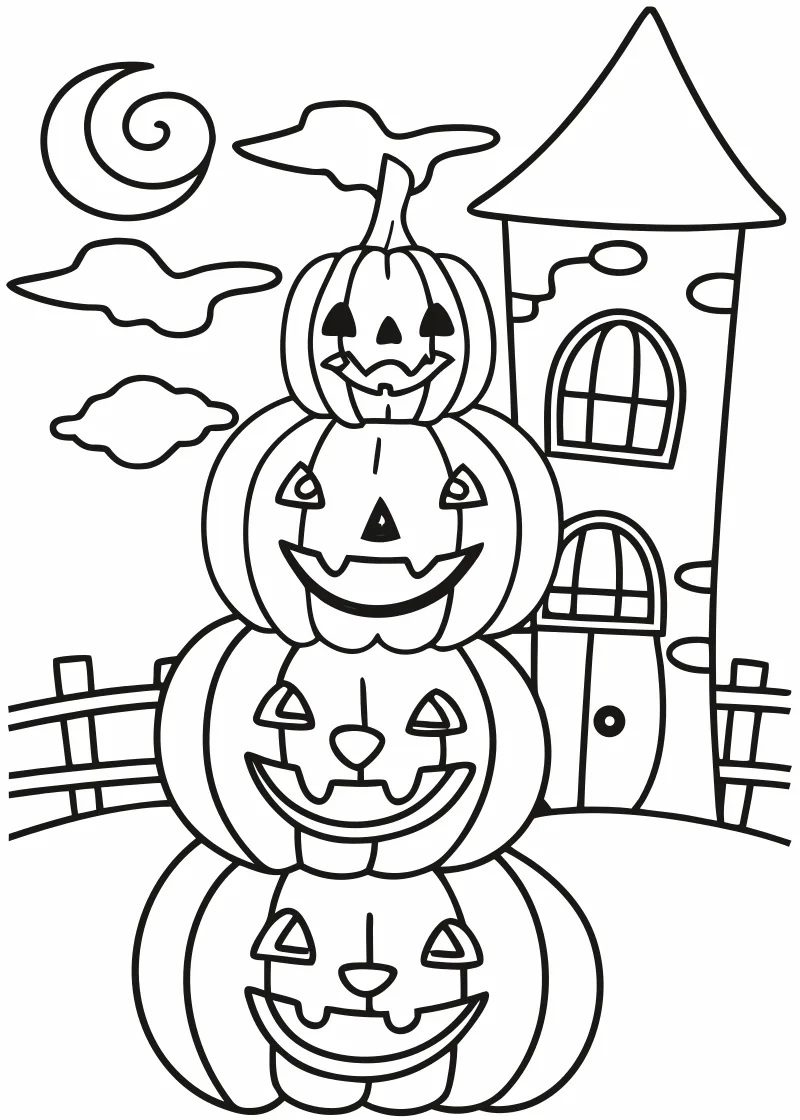 Kolorowanka halloween