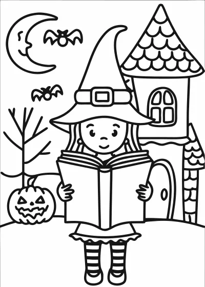 Kolorowanka halloween