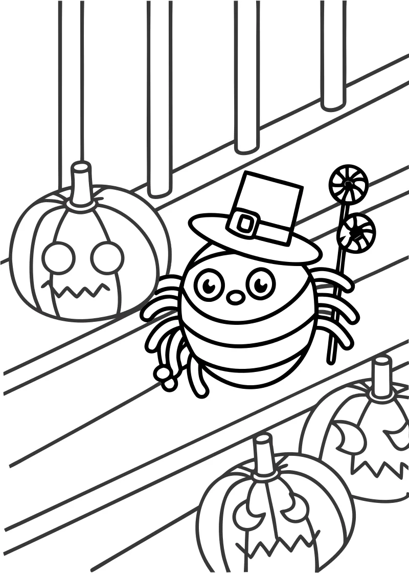 Kolorowanka halloween