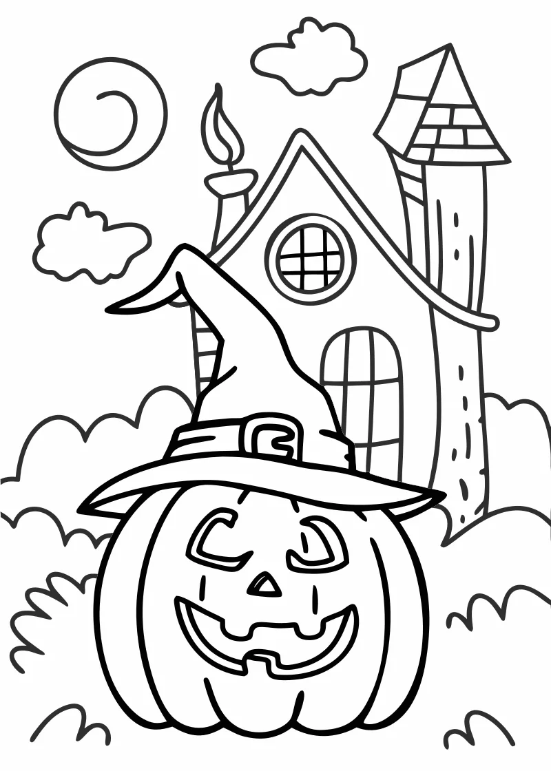 Kolorowanka halloween
