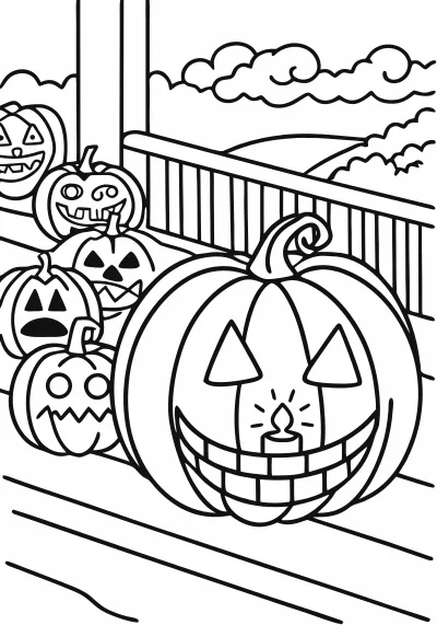 Kolorowanka halloween