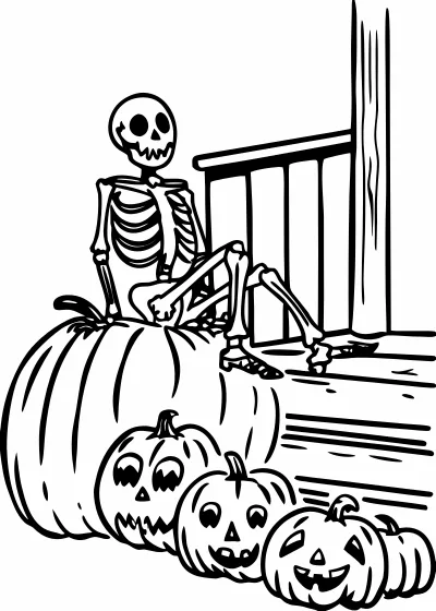 Kolorowanka halloween