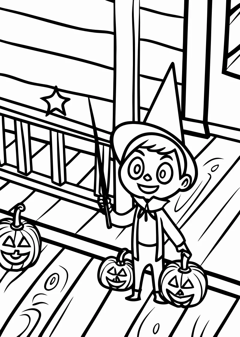 Kolorowanka halloween