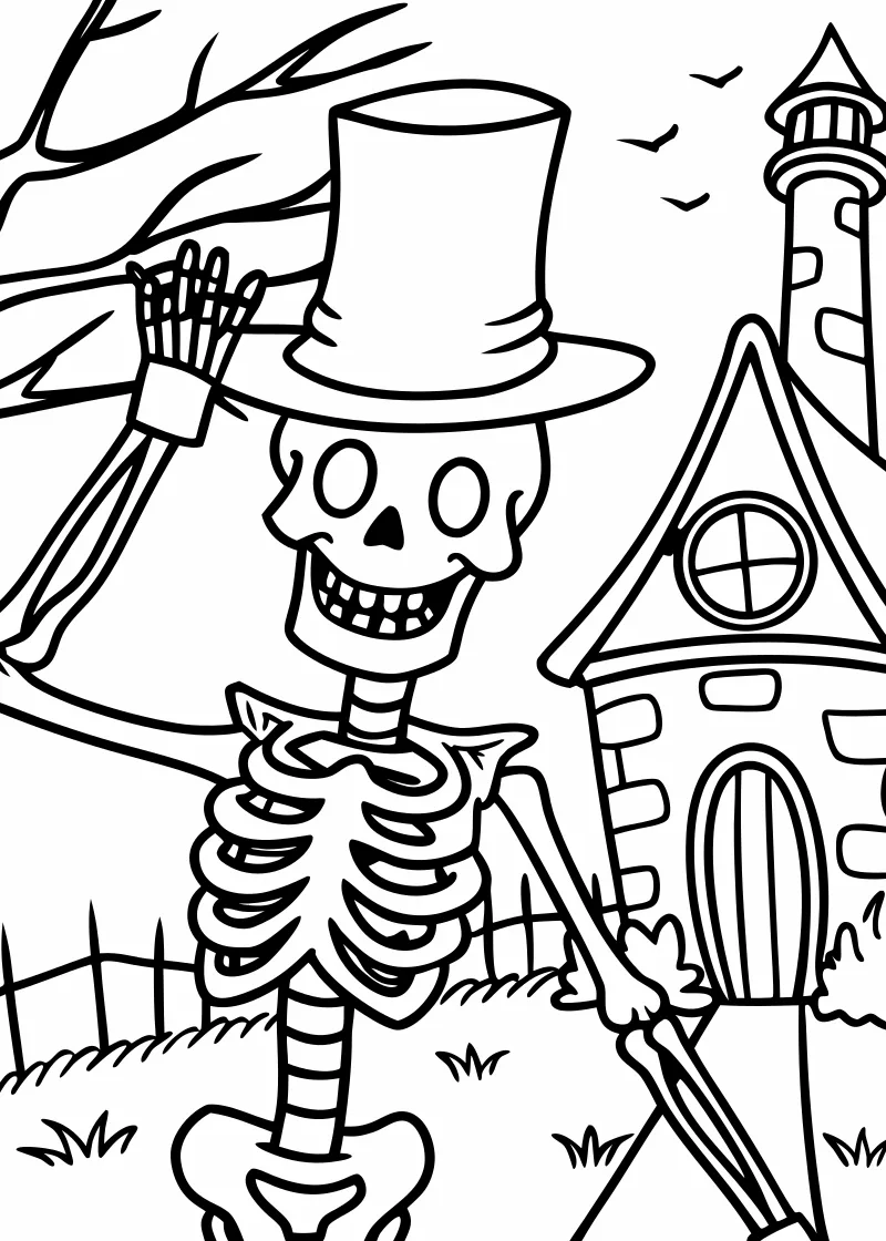 Kolorowanka halloween