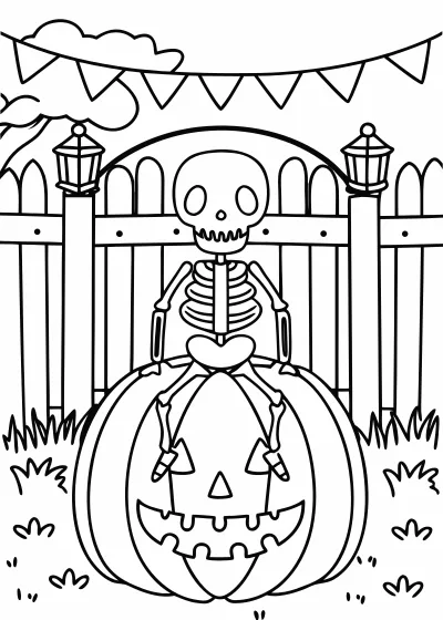 Kolorowanka halloween