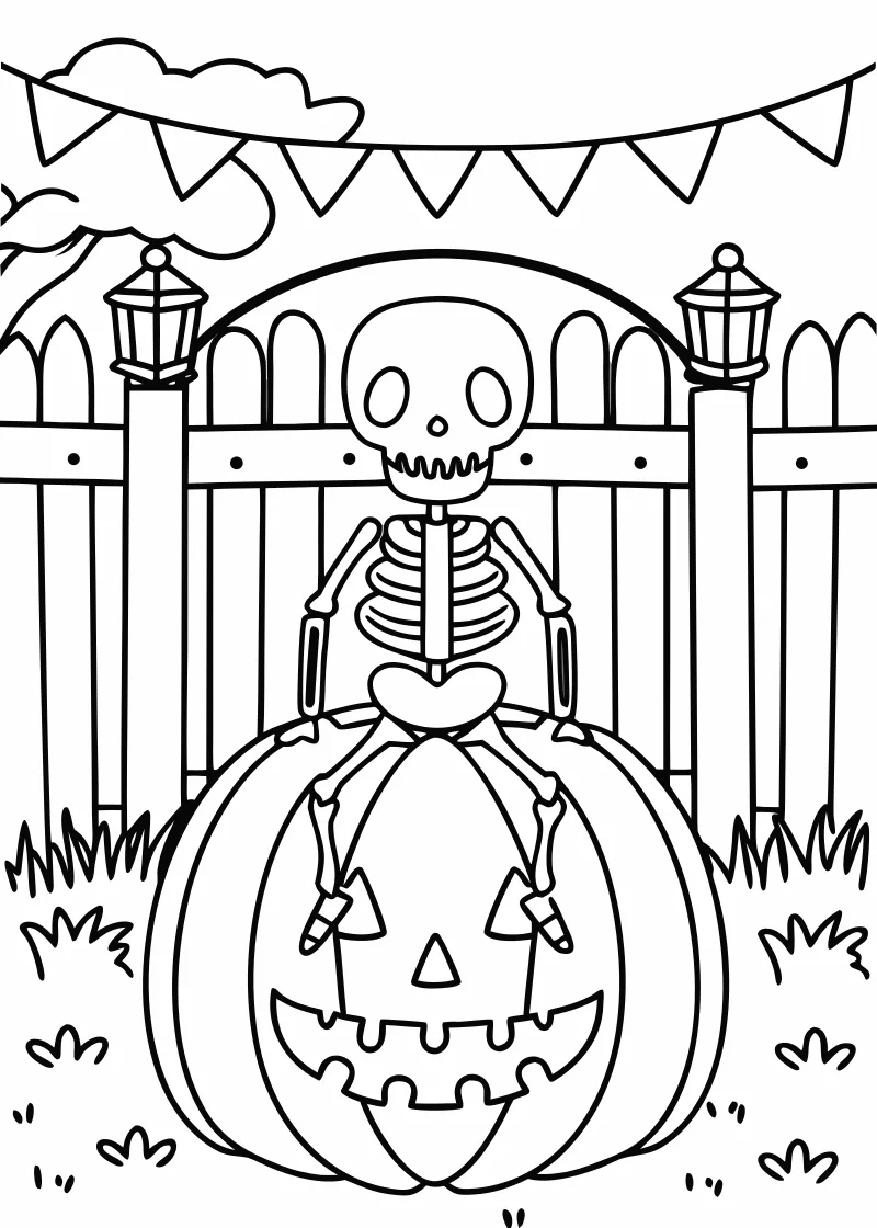 Kolorowanka halloween