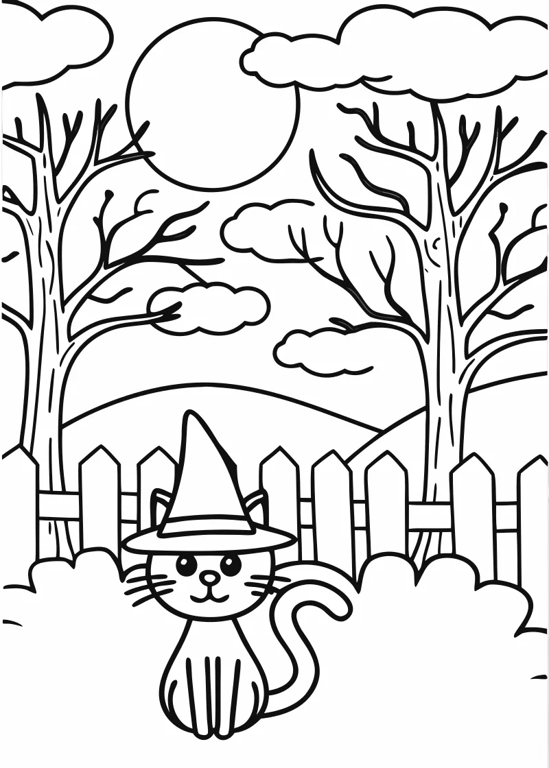 Kolorowanka halloween