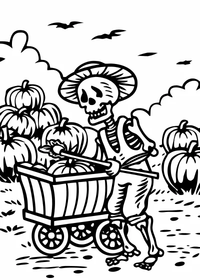 Kolorowanka halloween