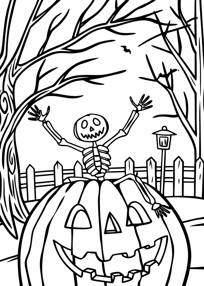 Kolorowanka halloween