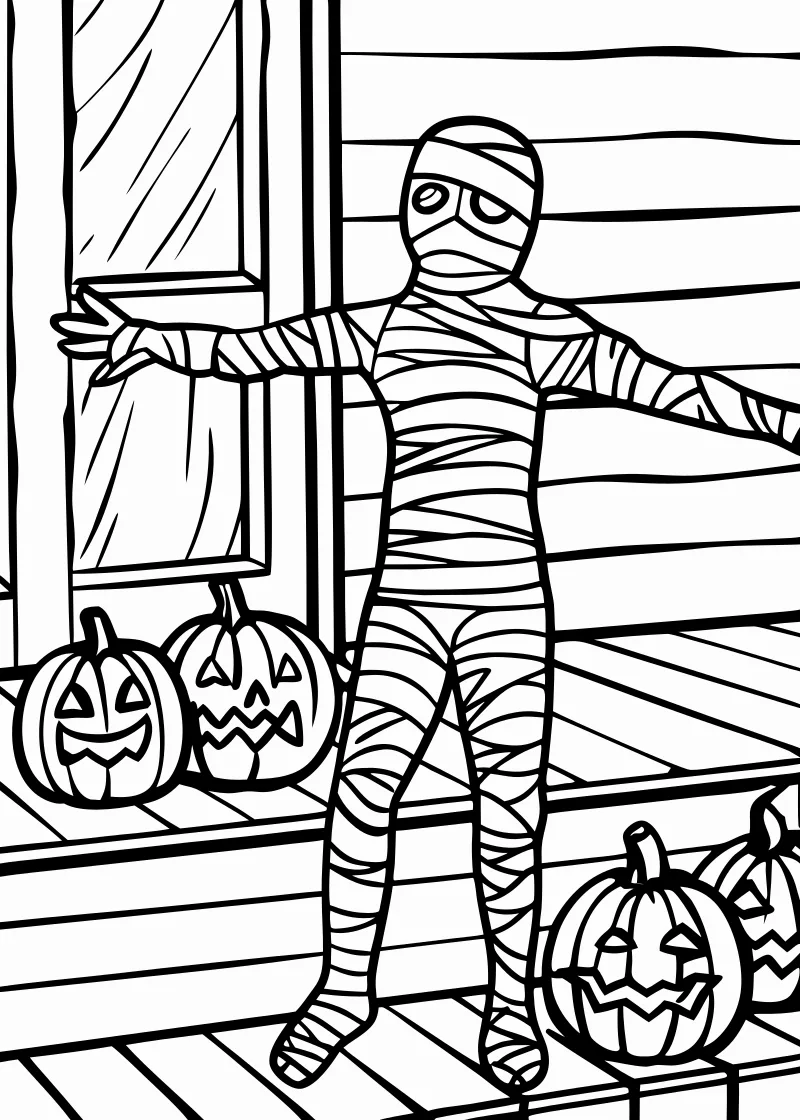 Kolorowanka halloween