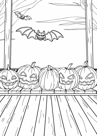 Kolorowanka halloween