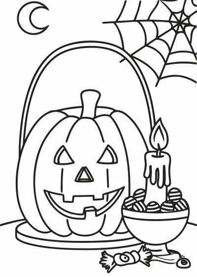 Kolorowanka halloween